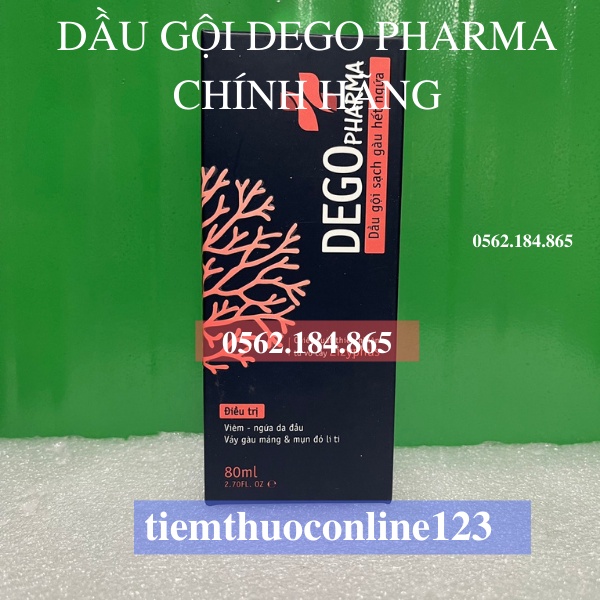 Dầu gội đầu sạch gàu, nấm da đầu, phục hồi nang tóc và chống rụng tóc DEGO PHARMA