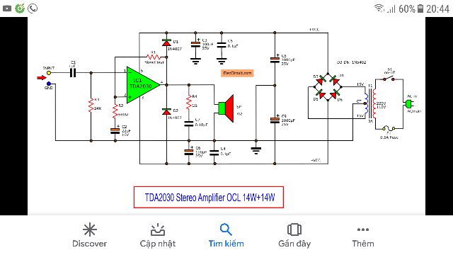 IC TDA 2030A  công suất âm thanh