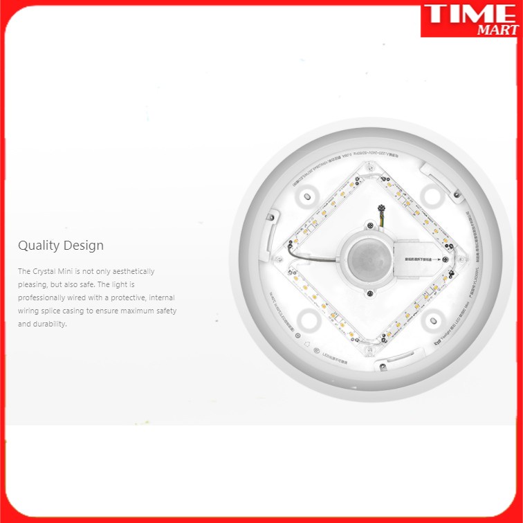[CHÍNH HÃNG] Đèn Led Ốp Trần Cảm Biến Chuyển Động Mini Xiaomi Yeelight 250mm - [TIME_MART siêu thị tiện ích gia đình]