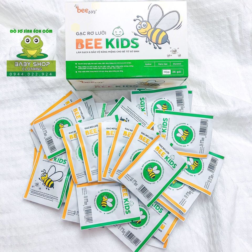 Gạc rơ lưỡi Bee Kids