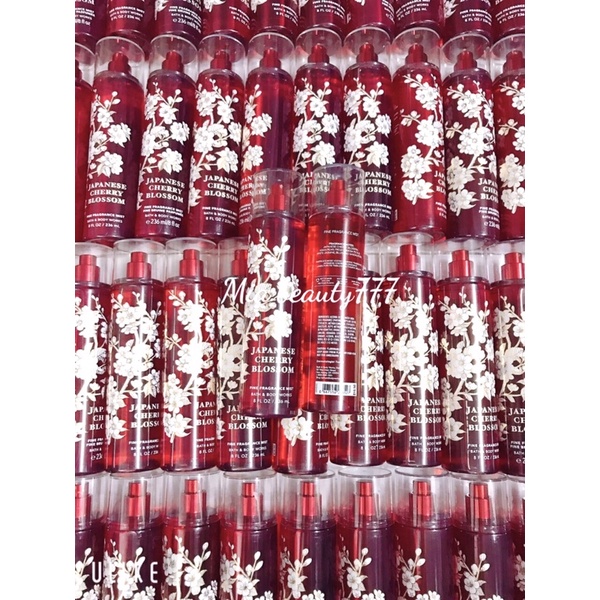 Xịt Thơm Toàn Thân Japanese Cherry Blossom Bath And Body Works USA 236ML