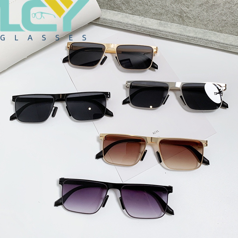 Kính Mát Gọng Kim Loại Phong Cách Cổ Điển Mẫu Mới 2022 Dành Cho Nam 9277