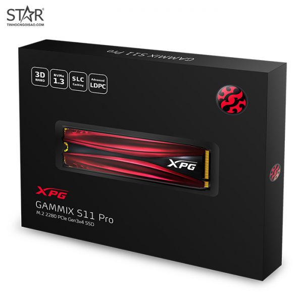 Ổ cứng SSD 1TB Adata XPG Gammix S11 Pro M.2 NVMe PCIe Gen3x4 (AGAMMIXS11P-1TT-C)