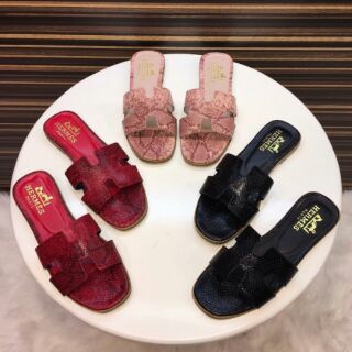 Dép hermes da rắn đã về lại