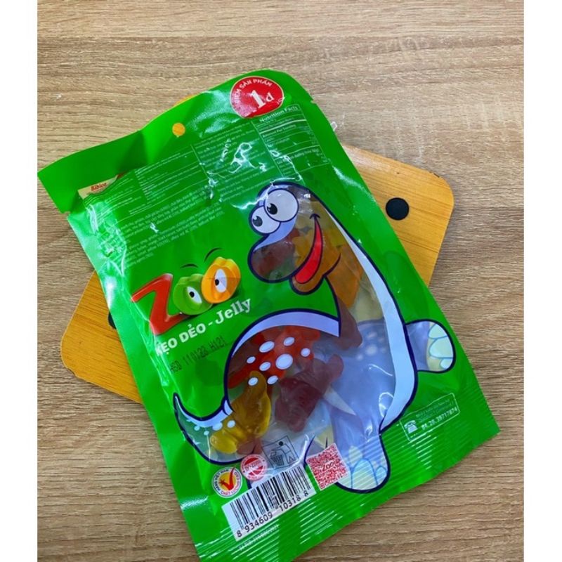 MỚI] KẸO DẺO TUỔI THƠ KHỦNG LONG BIBICA GÓI 100gram