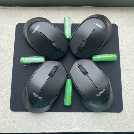 Chuột máy tính không dây Logitech M330/M220 2.4Ghz cổng USB - Tặng kèm pin