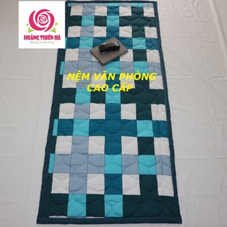 NỆM NGỦ VĂN PHÒNG CAO CẤP HOÀNG THIÊN HÀ 0,8M X 1M8. COTTON THOÁNG MÁT - GỌN NHẸ - GIẶT MÁY - NHANH KHÔ
