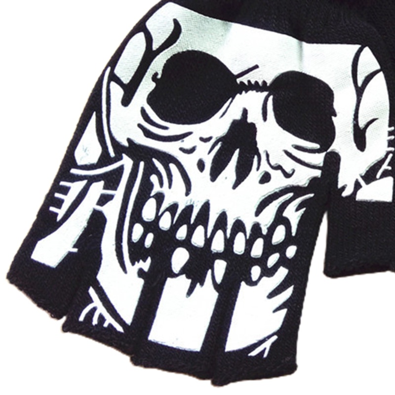 Găng Tay Hình Bộ Xương Dùng Để Biểu Diễn Nhảy Múa Phong Cách Halloween