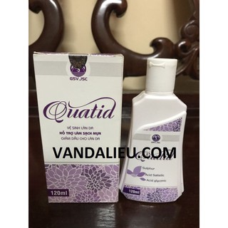 DẦU GỘI QUATID 120ML. LÀM SẠCH MỤN VÀ GIẢM DẦU CHO DA (MP1)