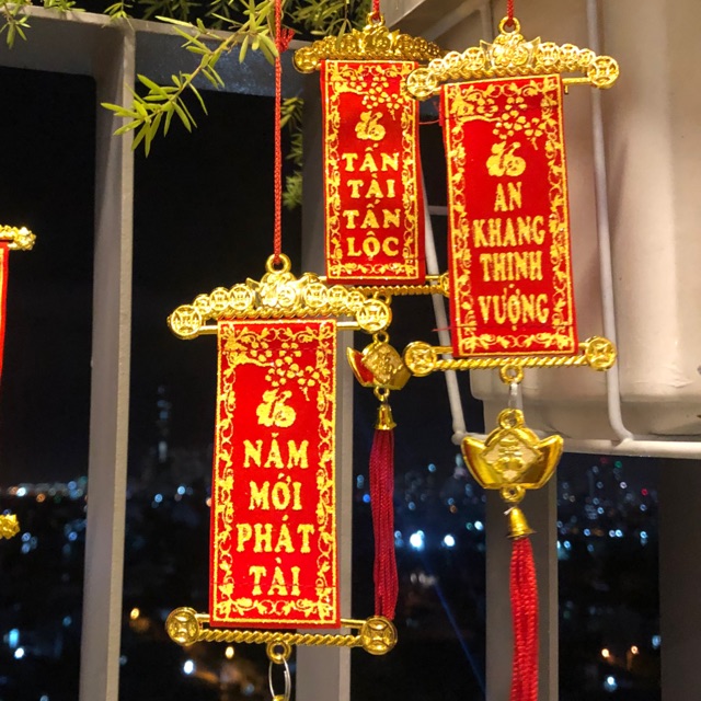 Combo 5 dây liễn trang trí tết  treo size nhỏ (001)