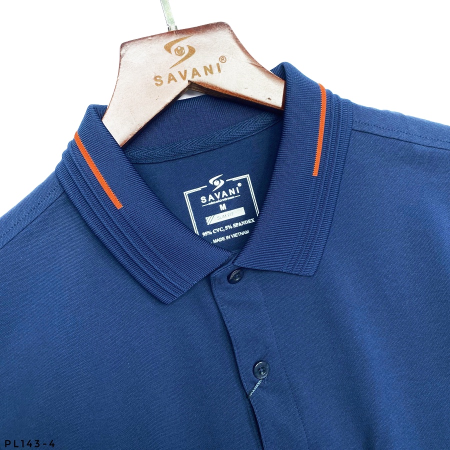 [Mã SR101512 giảm 25% đơn 50K] Áo Polo nam SAVANI cao cấp vải Coolmax mềm mát form chuẩn không bai không xù PL143 | BigBuy360 - bigbuy360.vn