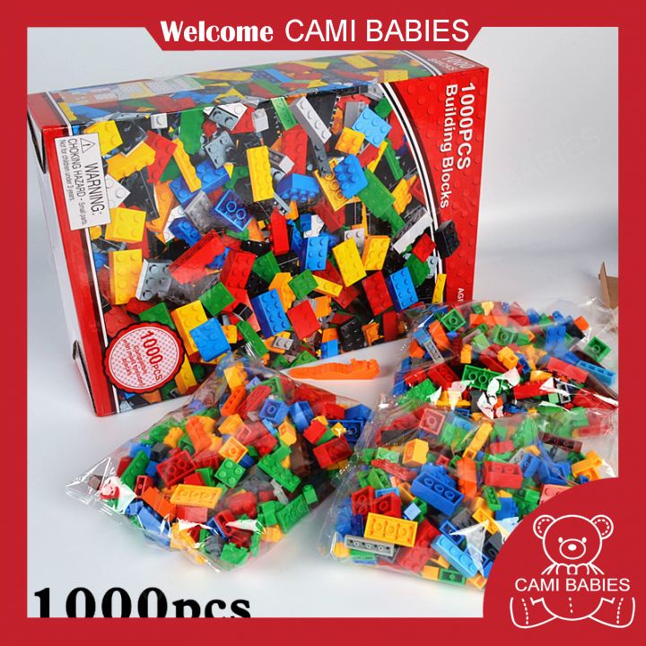 Bộ đồ chơi xếp hình lắp ghép lego 1000 chi tiết bằng nhựa nguyên sinh cao cấp cho bé