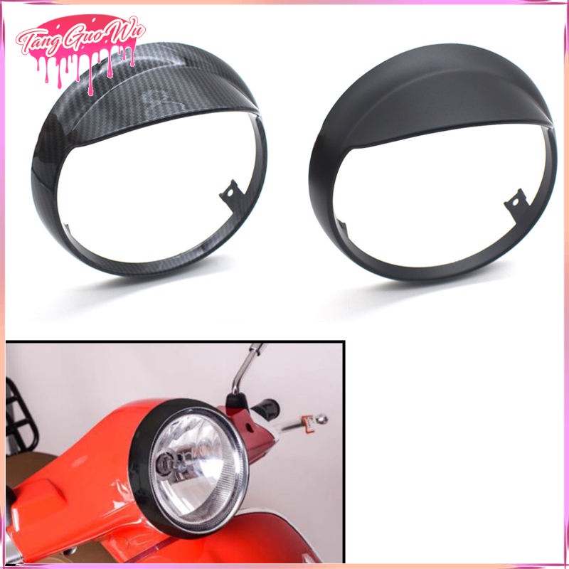 Khung Viền Đèn Pha Cho Xe Máy Vespa Primavera, Dễ Lắp Đặt