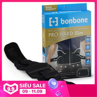 Đai cố định lưng BonBone Pro Hard Slim - Made in Japan - Chính Hãng