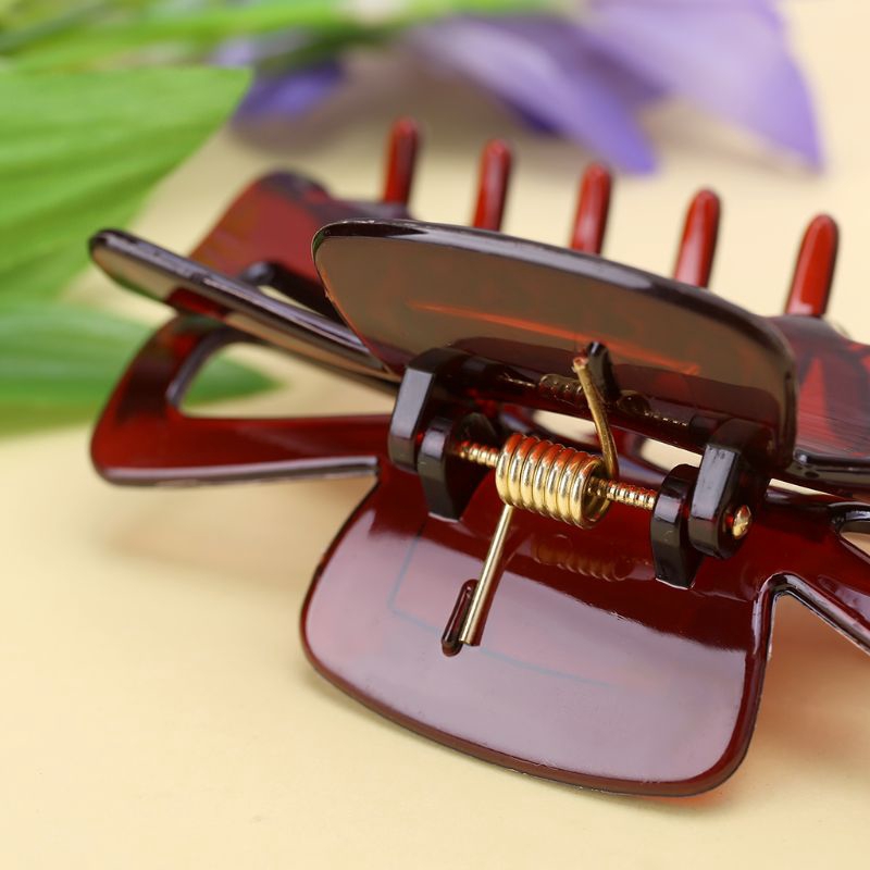 ✿AUTU 11cm Large Hair Clamps Claw Clip Big Barrette Crab Hair Claws Women Accessories