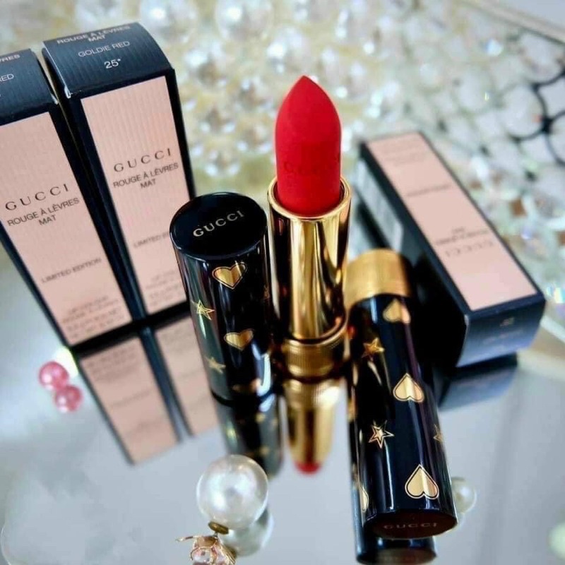 Son GUCCI ROUGE À LÈVRES MAT chất mịn lì lên chuẩn màu