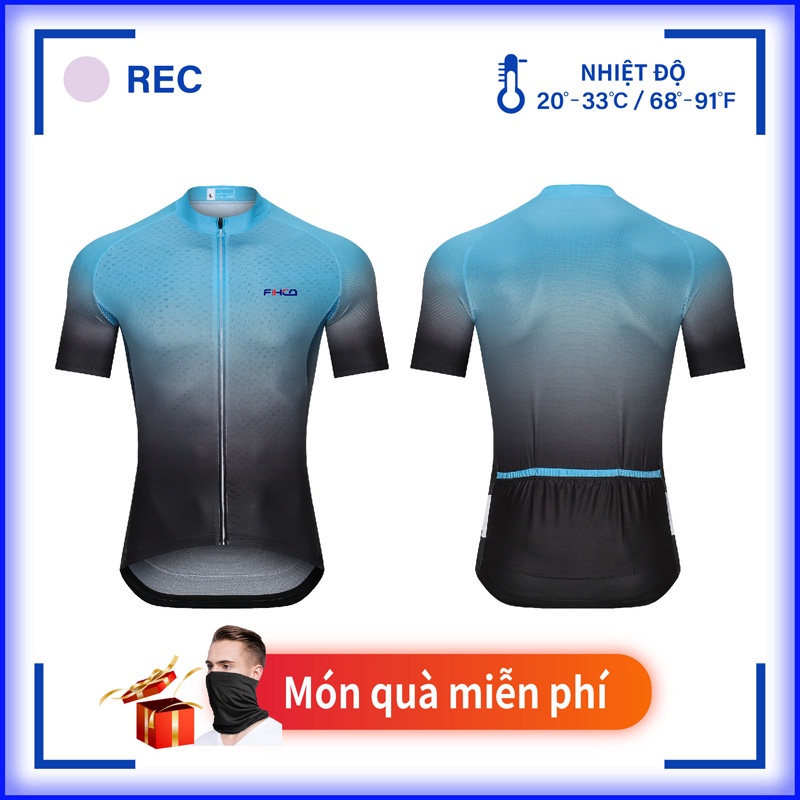 FIHCO Áo Đua Xe Đạp Tay Ngắn Ôm Dáng Thoải Mái