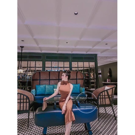 Váy body sexy FM Style dáng dài ôm eo tay cộc sát nách chất thun co giãn 4 chiều tôn dáng cao cấp đi chơi 220322070