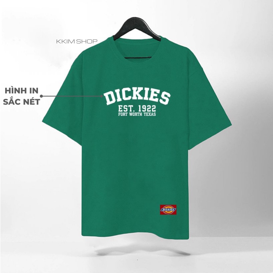 Áo Thun Tay Lỡ Dickies, áo phông Unisex nam nữ Form rộng oversize, chất liệu Cotton. KKIMShop