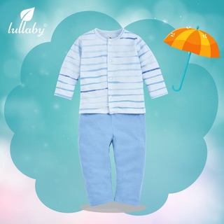 Bộ dài tay cúc giữa lullaby - Bé trai