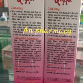 dung dịch vệ sinh phụ nữ Quý Phi 120ml