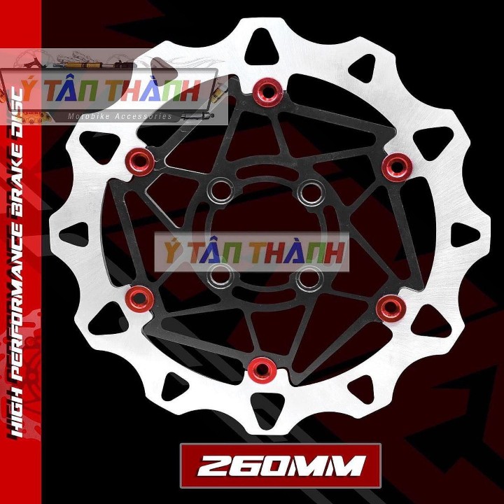 đĩa thắng king speed 260mm 0436