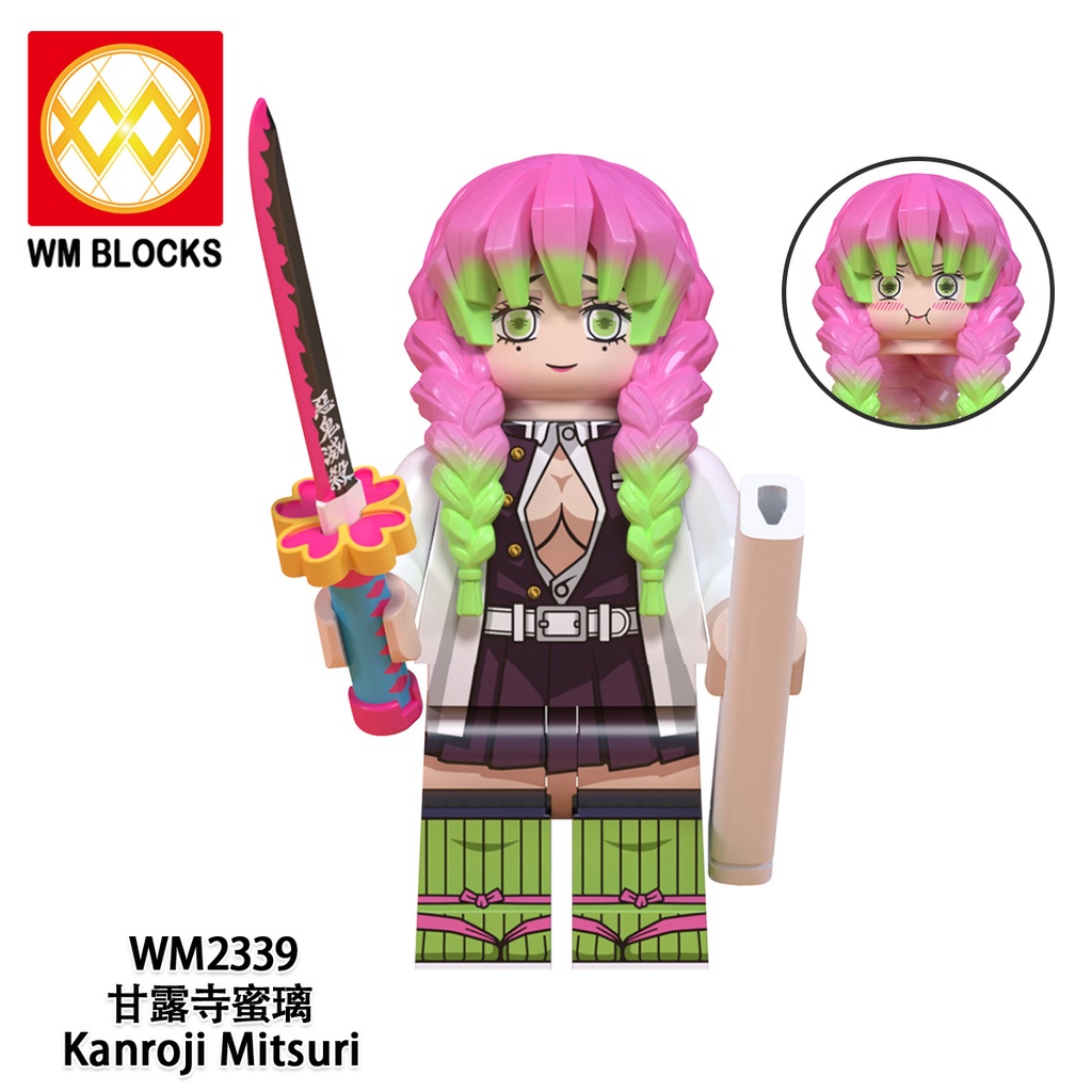 Minifigures Các Mẫu Nhân Vật Kimetsu No Yaiba Trong Phim Thanh Gươm Diệt Quỷ Demon Slayer WM6137 - Đồ Chơi Lắp Ráp Mini
