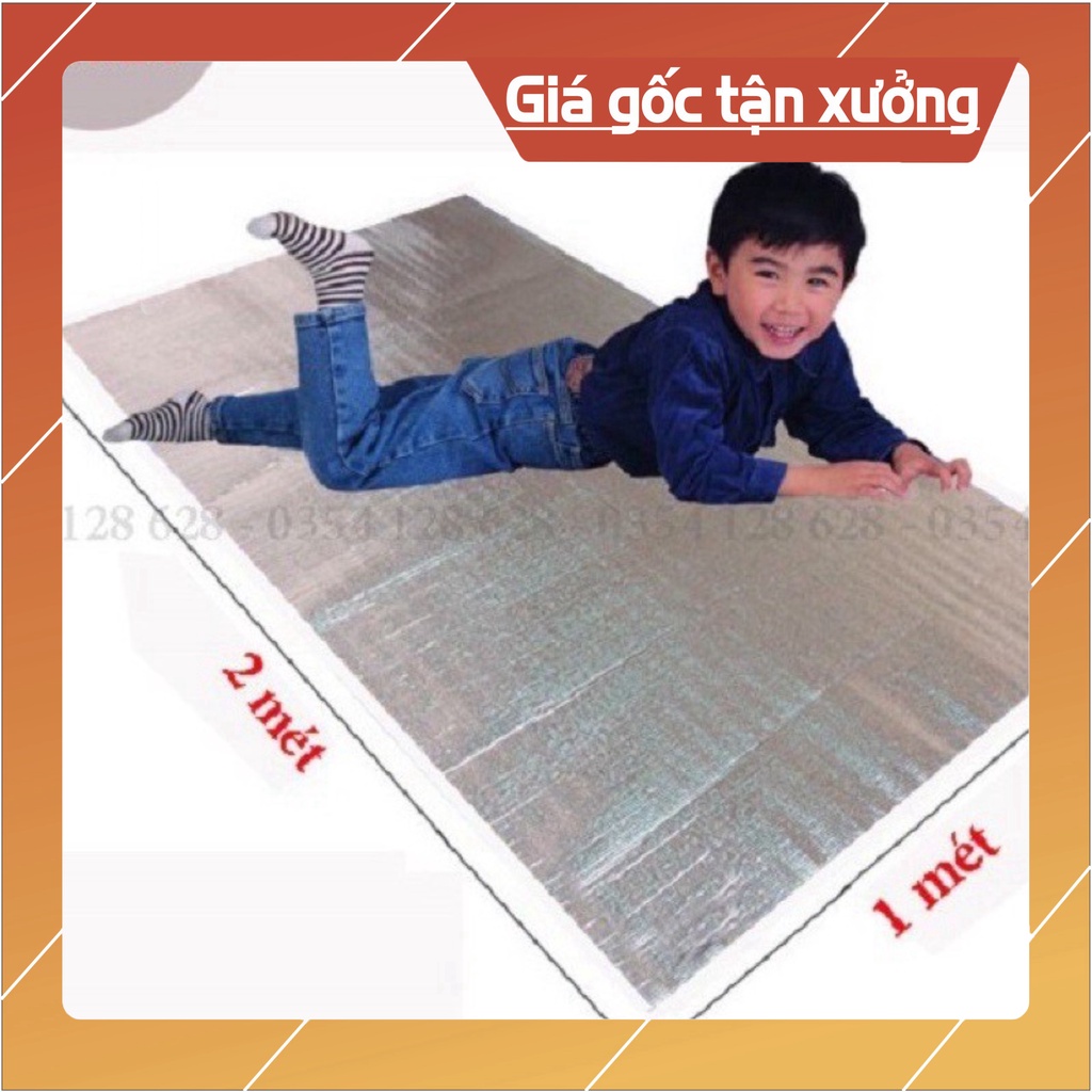 Thảm du lịch chống thấm, chiếu bạc ngủ trưa văn phòng cá nhân không viền loại dày 3mm
