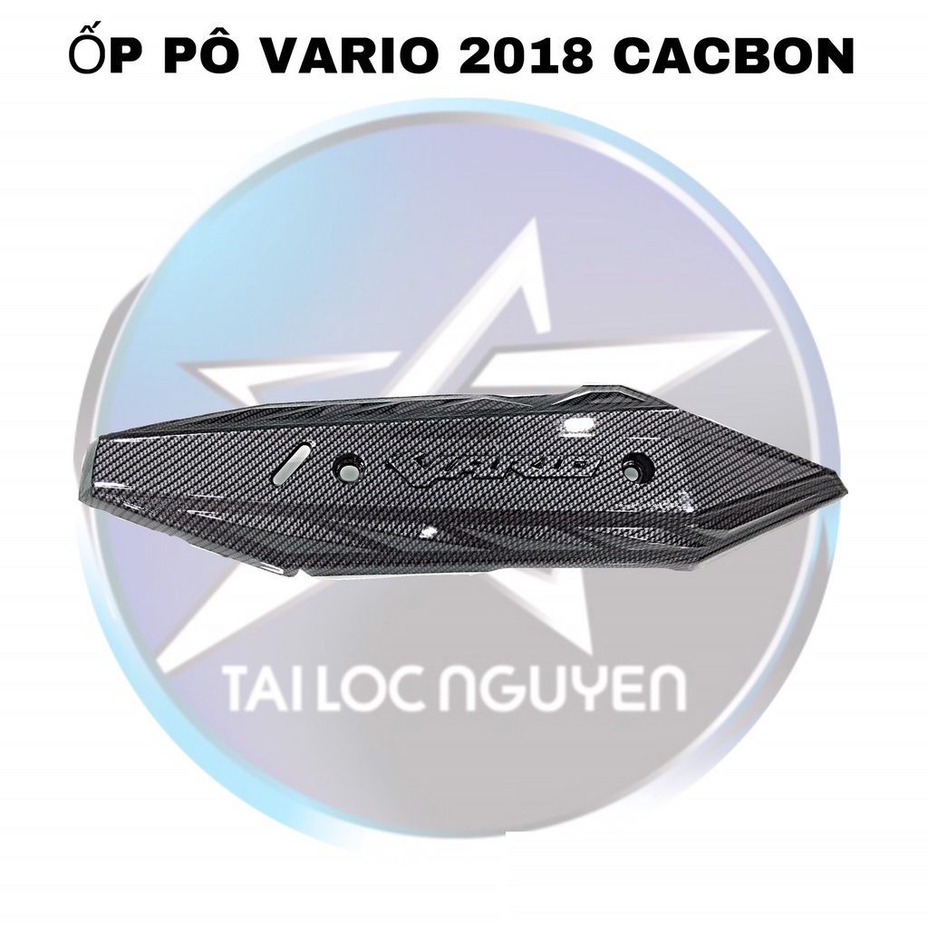 COMBO 4 MÓN VARIO 2018 - Ốp Pô E , Quạt Gió , Ốp Pô và Chụp Pô Cacbon