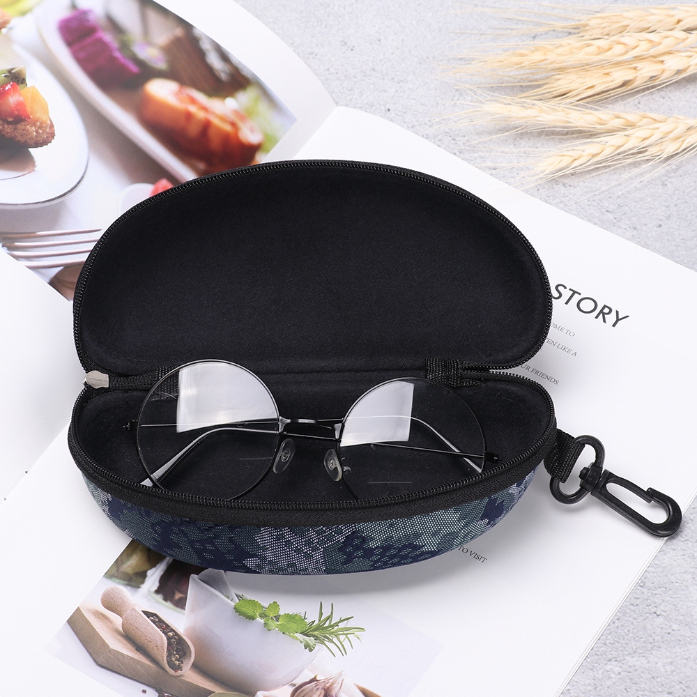 Hộp đựng kính khóa kéo phong cách vintage