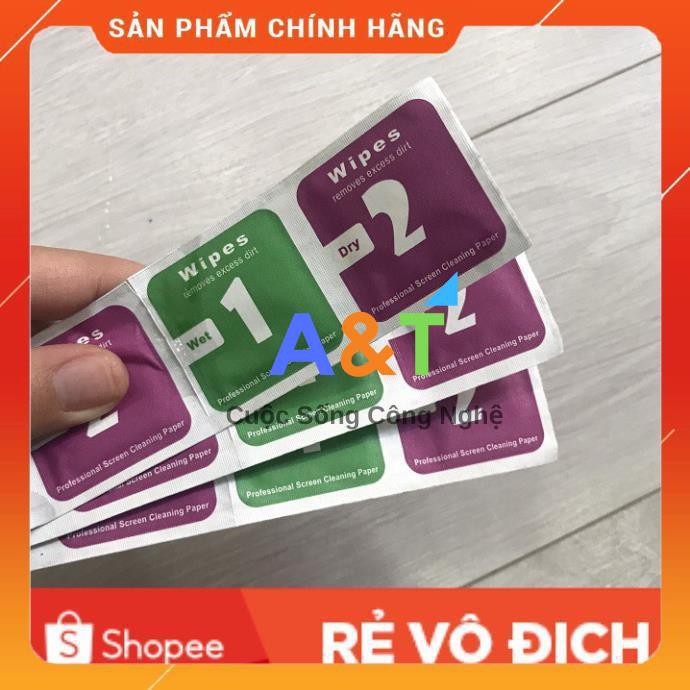 [Săn Deal 1k] Combo 2 Miếng Lau Kính 1 miếng Lau Ướt 1 miếng Lau Khô , Lau Sạch Bụi Bẩn Trên Điện Thoại