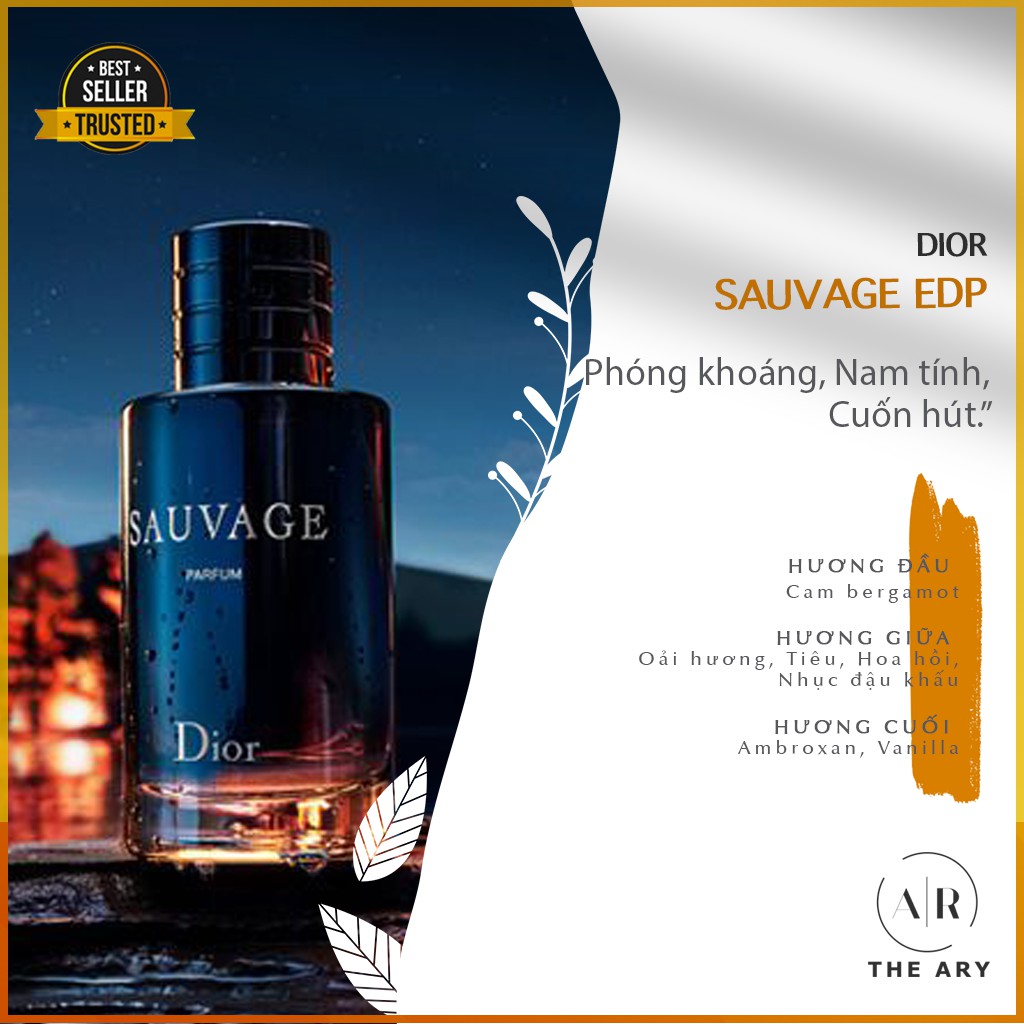 The Ary - Nước Hoa Nam Mạnh Mẽ, Hào Hoa Dior Sauvage EDP