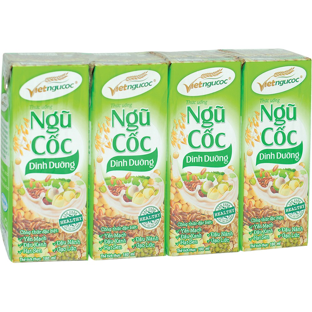 Ngũ cốc dinh dưỡng uống liền 180ml/hộp_Việt ngũ cốc