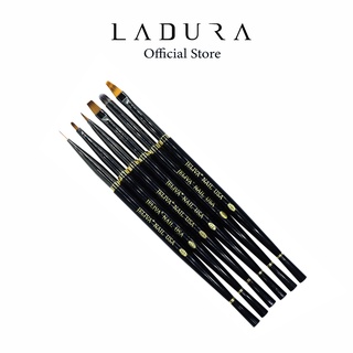 Bộ cọ nail vẽ móng LADURA 6 cây