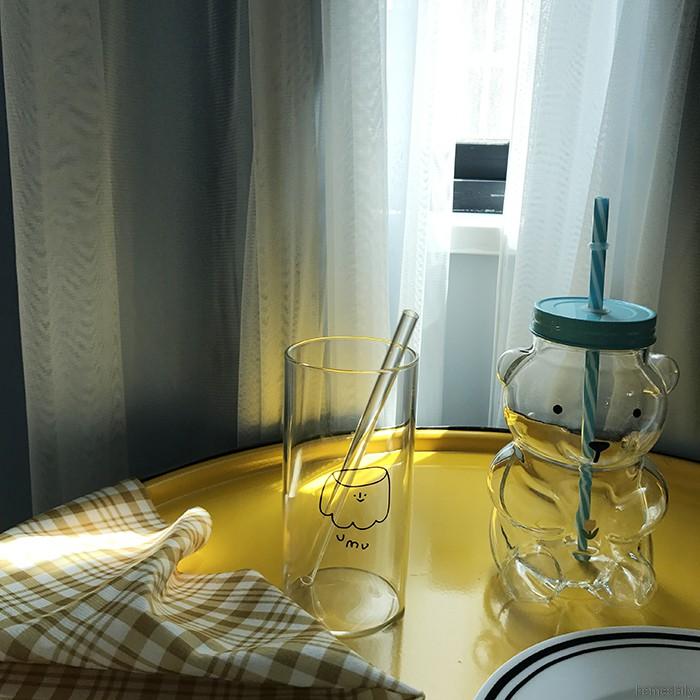 Cốc Thủy Tinh Trong Suốt Kiểu Dáng Hoạt Hình Dễ Thương Xinh Xắn | BigBuy360 - bigbuy360.vn