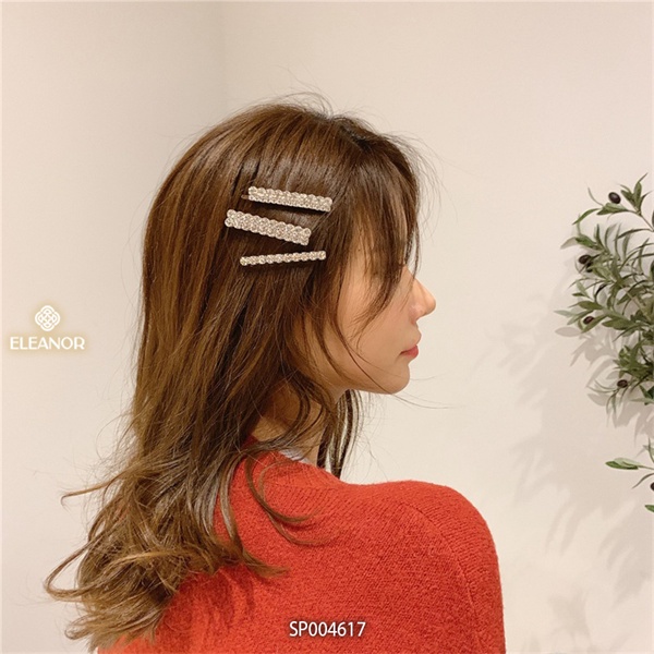 Set kẹp tóc nữ Eleanor Accessories đính đá lấp lánh phụ kiện tóc 4617
