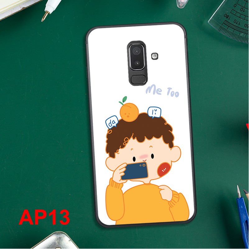 ỐP ĐIỆN THOẠI SAMSUNG J6 - SAMSUNG J6 PLUS -SAMSUNG J8 -SAMSUNG J8 PLUS CÔ BÉ CẬU BÉ SIÊU CUTE ĐẸP CỰC BỀN