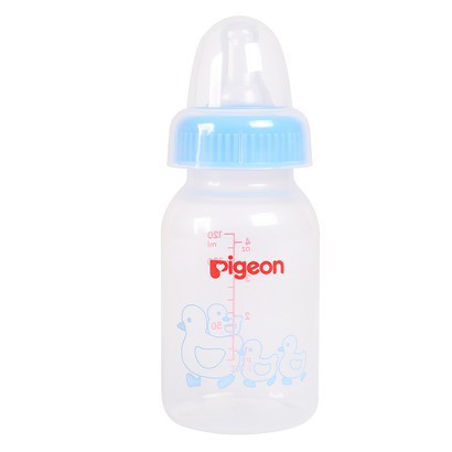 Bình sữa Pigeon PP tròn trơn cổ thường 120ml/240ml