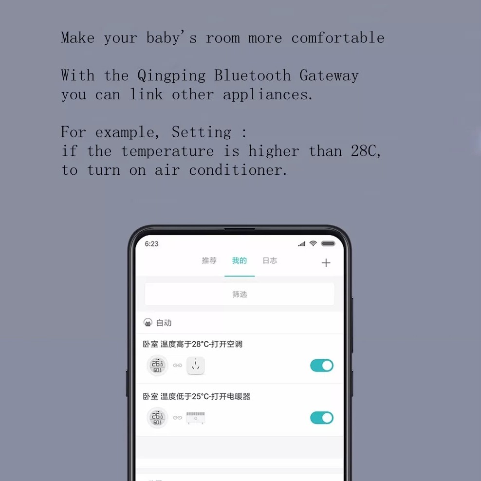 Xiaomi Youpin Thiết bị điều khiển cửa thông minh Cleargrass hỗ trợ ứng dụng