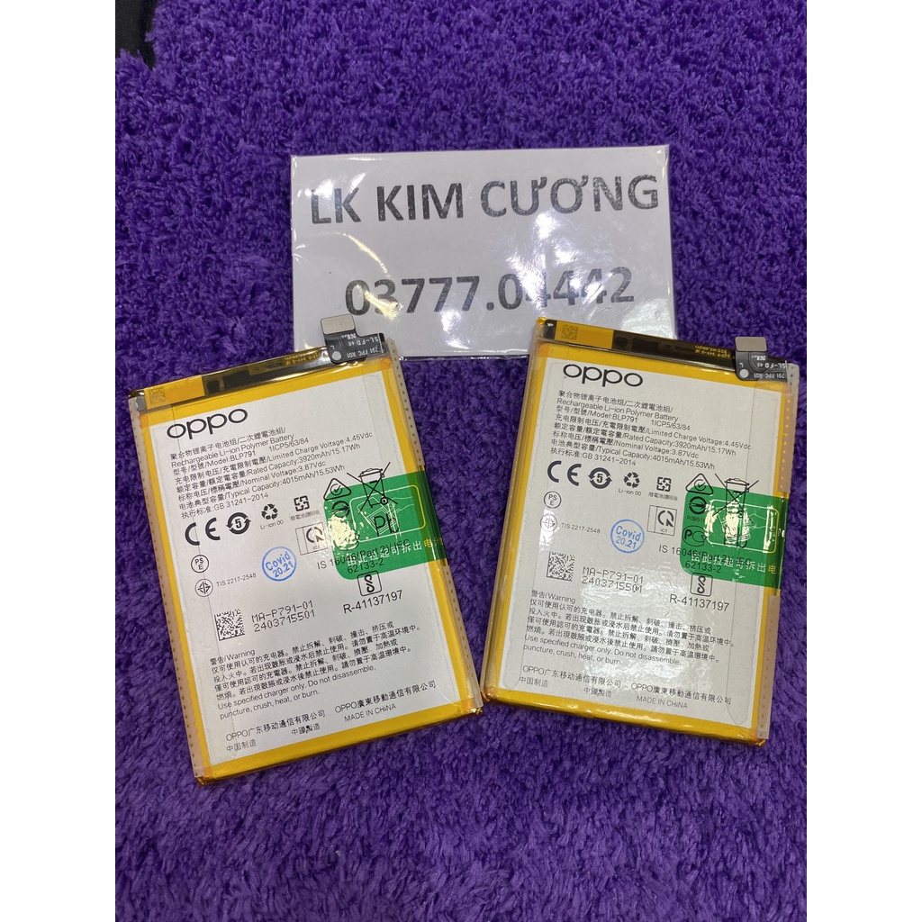 pin tương thích blp791 dành cho đt oppo reno 4