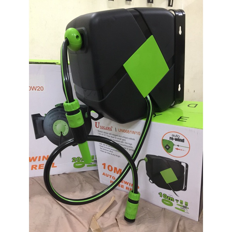 Rulo vòi tưới xịt rửa sân vườn Unigawa 10m - 20m