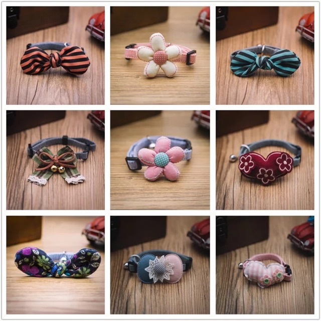 Vòng cổ thiết kể siêu cute dành cho cún mèo