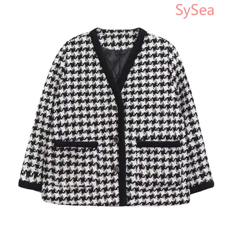 Áo Khoác Len Thời Trang Mùa Đông Hàn Quốc Dành Cho Nữ