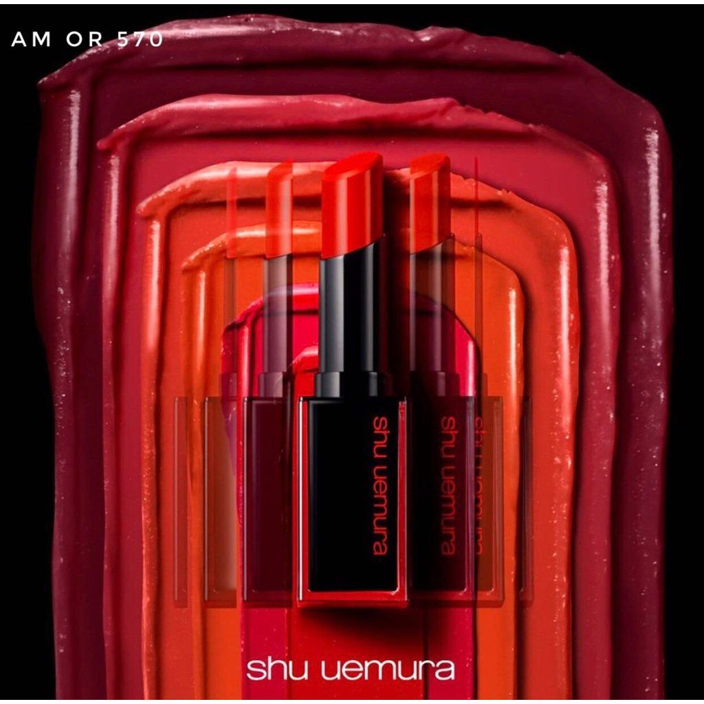 SHU UEMURA - Son thỏi lì vỏ đen Rouge Unlimited Amplified Matte