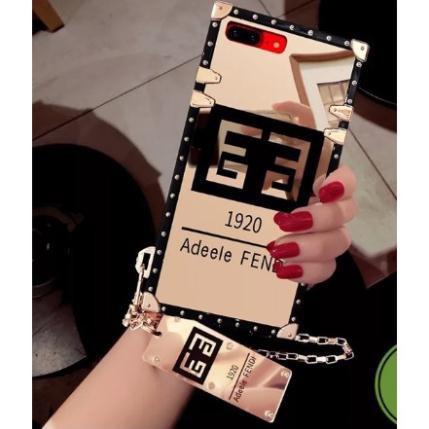 Ốp tráng gương Fendi tặng kèm dây full box hàng loại 1 từ iphone 6 đến xs max