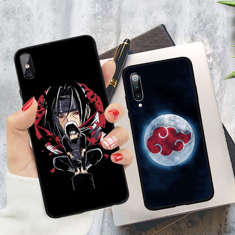 Ốp Điện Thoại Dẻo Họa Tiết Hoạt Hình naruto akatsuki Cho xiaomi mi 8 9 a1 a2 a3 9t 10t pro lite 5x 6x te4