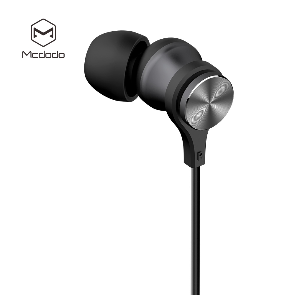 Houbly Mcdodo HP-395 1.2m In-Ear Subwoofer with Remote and Mic Wired Earphones for Cellphones