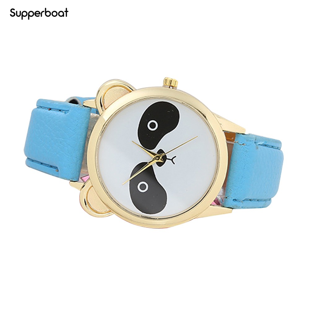 Đồng hồ quartz chạy kim với họa tiết con gấu trúc SB | BigBuy360 - bigbuy360.vn