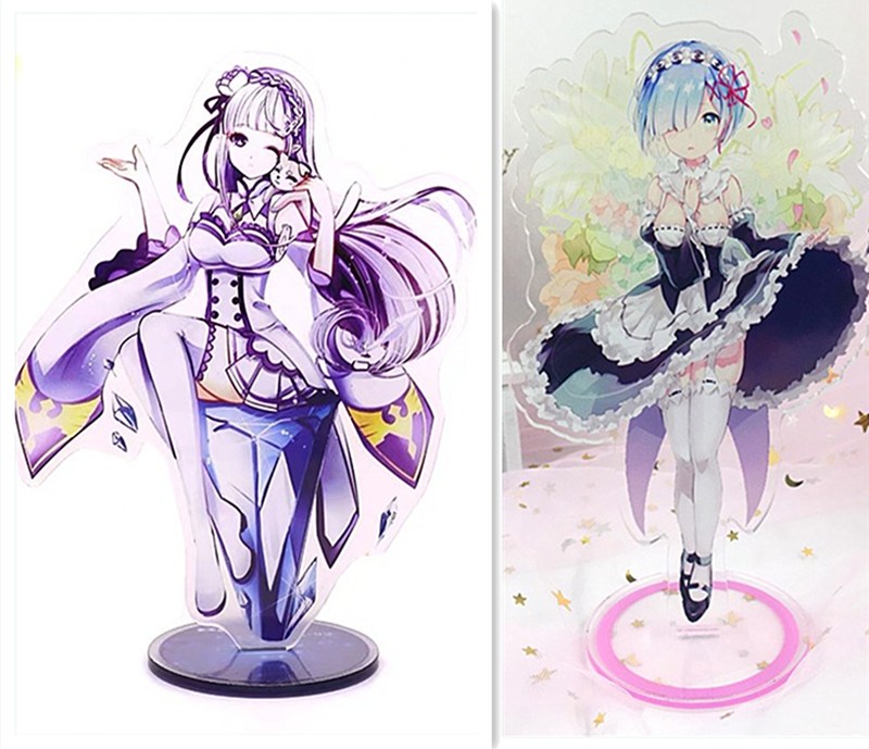 Re Zero Starting Life In Another World Ram Rem Acrylic Stand Figure Model Toy