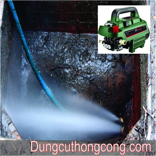 Dây thông tắc cống bằng nước áp lực- Dùng cho máy rửa xe phổ thông